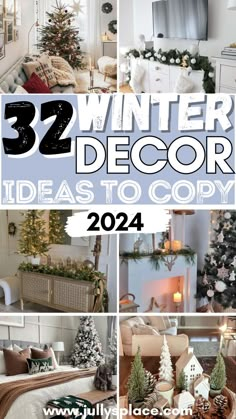 winter decoration ideas, winter decorations, winter decor ideas, winter home decor, christmas decor ideas, winter living room decor Country Winter Decor, Winter Countertop Decor, Winter Theme Decor, Winter Home Decor Ideas, Diy Easy Christmas Crafts, Winter Shelf Decor, Winter Mantel Decorating Ideas, New Year Decorations Ideas