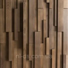 wood panels with different shapes and sizes on the sides, all made out of wooden planks