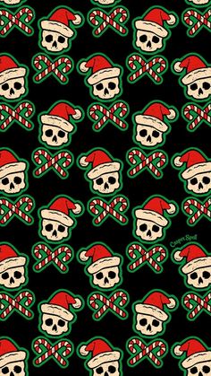 Phone Lock Screen, Phone Lock, Lock Screen, Spoonflower Fabric, Candy, Screen, Hats, Christmas, Pattern