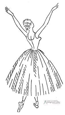 a drawing of a woman in a ball gown with her arms out and hands up