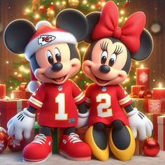 Minnie And Mickey, Kc Chiefs, Mickey And Friends, Kansas City Chiefs, Mickey Minnie, Super Bowl, Kansas City, Kansas