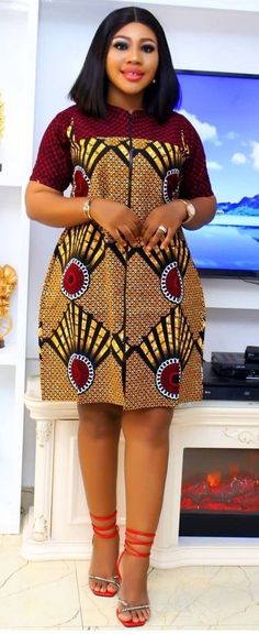 Vitenge Dresses Designs Latest, Vitenge Design African Style Ankara, Vitenge Design Short Dresses, Simple Short Ankara Gowns Classy, Jamsuits Ankara, Kitenge Short Dress Designs, Short Dresses Ankara Styles, African Simple Dress Styles, Short African Print Dresses Ankara