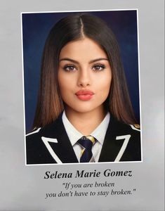 Selena Gomez With Fans, Face Model, Year Book, Marie Gomez, Dark Academia Aesthetic, Angelina Jolie, Mug Shots