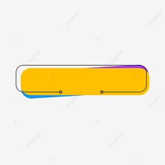 a yellow and blue rectangular object on a white background with an empty space for the text