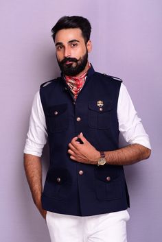 Marrige Dress, Menswear Indian, Wedding Kurta, Men's Waistcoat, Half Jacket, Waistcoat Men, Mens Kurta, Hunting Jacket