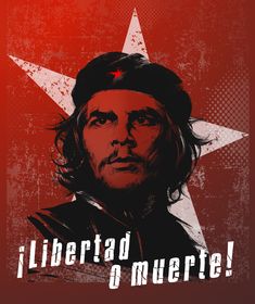 an image of a man with a star on his head and the words liberad o muerte