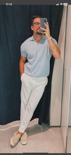 Men Light Blue Shirt Outfit, Mens Cocktail Attire Parties Casual, Mens Outfits Summer 2024, Old Money Summer Outfits Men Shorts, Men Outfit Inspo Summer, White Outfit Men Formal, Mens Proposal Outfit, Men’s Old Money Outfits, Summer Outfits Men Old Money