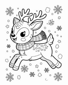 ❄️🌟☃️🎄🎅Renos para Colorear ❄️🌟☃️🎄🎅 Animal Mandala Coloring Pages, Animal Mandala, Santa Coloring Pages, Xmas Pictures, Christmas Coloring Books