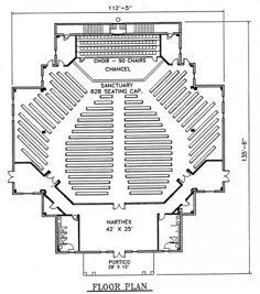 the floor plan for an auditorium