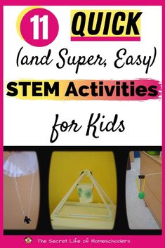 Easy Stem Projects, Easy Stem Activities, Summer Stem Activities, Stem Preschool, Stem Activities For Kids, Stem Activities Preschool, Fun Stem Activities