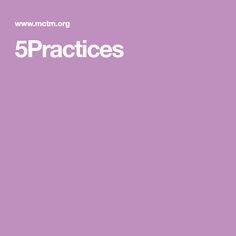 a purple background with the words 5 practices written in white letters on top of it