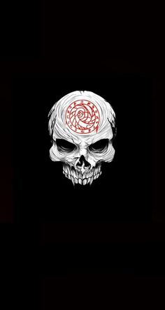 a skull with a red rose on it's head and the words hellac vage