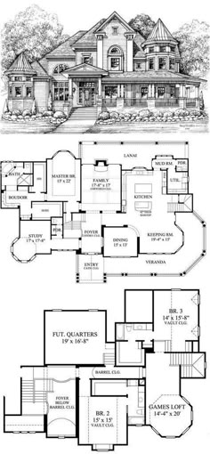 the floor plan for this house is very large and has lots of room to put in it