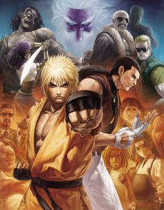 an image of the characters in street fighter