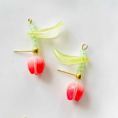 Elevate your spring outfit with our Delicate Tulip Stud Earrings. These exquisite earrings feature a colorful tulip design, perfect for adding a touch of sweetness and whimsy to your look. Pink tulips are known for meaning affection, caring, good wishes, and love. Yellow tulips represent happiness, cheerfulness, and hope. Embrace the beauty of spring with these must-have accessories. Materials: Resin, silver needle Tulip Design, Yellow Tulips, Pink Tulips, Delicate Earrings, Spring Outfit, Tulips, Stud Earrings, Pink, Beauty