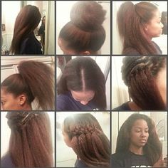 kanekalon crochet braids Straight Hair Crochet Styles, Crochet Methods, Best Crochet Hair, Crochet Hair Styles Freetress, Relaxed Hairstyles