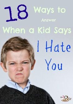 Have you ever thought about saying #5 to the kids? It might help when kids get fresh, or talks back and says "I hate you mom." http://thestir.cafemom.com/big_kid/162880/18_best_comebacks_for_when? Funny Responses, Best Comebacks, Education Positive, Good Comebacks