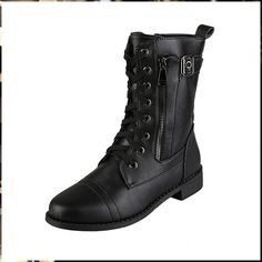 Snowboard Boots,Winter Platform New Boots For Women Booties Chunky Heel Side Zipper Boots Shoes Knight Boots Motorcycle Boots Western Winter Fashion, Boots Combat, Calf Boots, Mid Calf, Combat Boots, Lace Up, Zipper, Boots, Lace