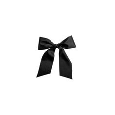 a black bow on a white background