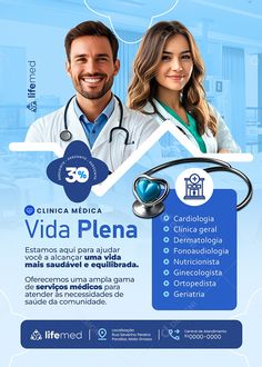 Clínica Médica planos de saúde tratamentos médicos consultas enfermeira medicina check up exames Medical Flyer, Social Media Branding Design, Animal Medicine, Media Branding, Related Post, Health Design, Social Media Branding, Letting Go, Medicine