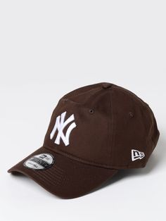 Hat NEW ERA Men color Brown Brown Fitted Hat, Brown Snapback Hat For Streetwear, Winter Street Wear, Casual Brown 5-panel Fitted Hat, Brown 5-panel Snapback Hat, Brown Snapback Baseball Cap - One Size, Winter Street, New Era Hat, Man Hat