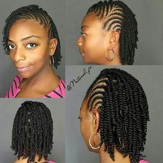 Styles For Curly Hair, Hot Head, Cabello Afro Natural, Hair Twists, Protective Hairstyles For Natural Hair, Two Strand Twist, African Hair Braiding Styles, Braiding Styles