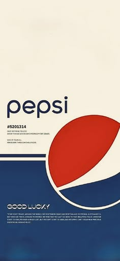 a pepsi advertisement is shown on a white background