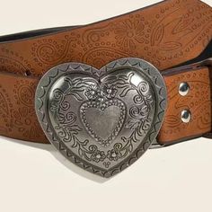 New Heart Belt Buckle Heart Belt Buckle, Cool Belt Buckles, Heart Belt, Silver Belt Buckle, New Heart, Western Jewelry, Heart Love, Heart Jewelry, Belt Buckle