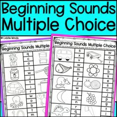 beginning sounds worksheet with the words beginning sounds and ending sounds for kids to learn