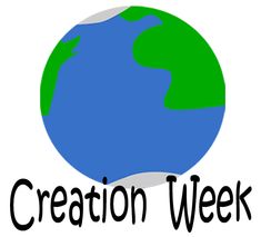 the logo for creation week is shown here