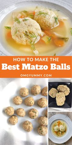 how to make the best matzo balls