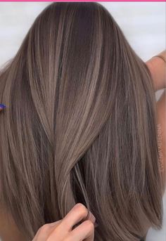 Mushroom Brown, Ash Hair Color, Highlights Brown Hair, Hair 2024, Haircuts Straight Hair