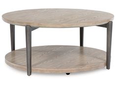 (Online Special Price) Dyonton Brown Coffee Table - Ornate Home Brown Coffee Table, Round Cocktail Tables, Contemporary Elements, Greyish Brown, Coffee And Cocktail Tables, Streamlined Design, Brown Coffee, Cocktail Table, Round Coffee Table