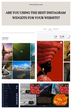 Are you using the best Instagram widgets for your website? Responsive Grid, Best Instagram Feeds, Instagram Widget, Contents Design, Website Content, Social Commerce, Free Instagram