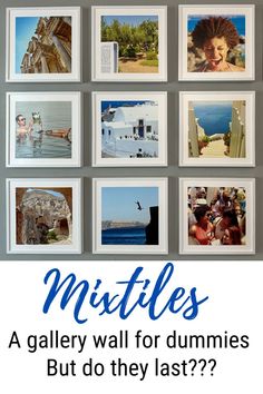 Mixtiles Review Mixtiles Photo Wall 8x8, How To Arrange Mixtiles On Wall, Mixtiles Gallery Wall, Memory Display Ideas, Mixtiles Layout Ideas Living Room, Mixtiles Ideas Living Room, 8x8 Photo Wall Layout, Mixtiles Photo Wall Living Room, Diy Mixtiles