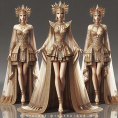 ai Sagala Gowns, Dnd Clothes, Royalty Dresses, Cleopatra Dress, Concept Outfits, Spring Gift Ideas, Egyptian Fashion