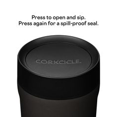 an advertisement with the words corlickle on it's front and back sides