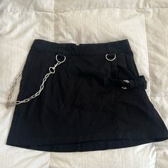 Dolls Kill - Current Mood Mini Skirt Black With Detachable Chain - Punk Goth Nwot Mini Skirt Black, Punk Goth, Current Mood, Skirt Black, Dolls Kill, Mini Skirt, Womens Skirt, Mini Skirts, Dolls