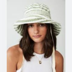 New Sasha Wide Brim Sun Hat By Cotton On Beautiful Cotton Hat Wide Brim Cotton And Seersucker Grandma Coastal With Removable Straps Blue And White New Condition Pine Valley White Basket Casual Sun Hat With Short Brim For Day Out, Cotton Summer Hat For Day Out, Summer Cotton Hat For Day Out, White Bucket Hat For Spring Vacation, Adjustable Casual Bucket Hat For Day Out, Casual Adjustable Bucket Hat For Day Out, White Casual Sun Hat For Summer, Casual White Sun Hat For Day Out, Casual Hats With Upf 50+ For Day Out