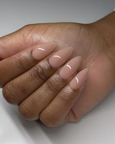 Happy Caturday 🫧 Neutral Oval Nails Classy, Short Almond Nails Fall, Nail Knowledge, Glitter Gel Nail Designs, African Soap, Acrylic Nails Nude, Short Almond Nails, Subtle Nails, Ombre Acrylic Nails