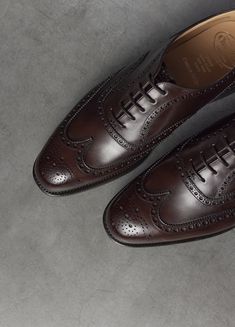 Office footwear meets one-of-a-kind appeal. The beloved Chetwynd maintains its classic feel, enriched with a deep hand-applied Ebony hue, courtesy of the Deco Collection. #churchsshoes Office Footwear, Office Shoes