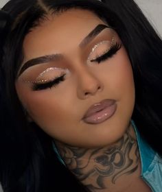 Diamond Makeup Looks Black Women, Glitter Makeup Ideas For Black Women, Makeup Looks Black Women Glitter, Birthday Makeup For Black Women Glitter, Glitter Smokey Eye Black Women, Glam Eye Makeup, Birthday Makeup, Dope Makeup, Favorite Makeup Products