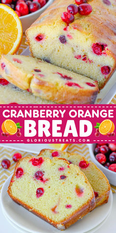 Looking for things to bake that is packed with fresh flavors? Try this cranberry orange bread recipe! It is simply mouthwatering and very impressive. This yummy treat is perfect gift for holidays as well. Try it! Orange Tart, Orange Bread Recipe, Cranberry Bread Recipes, Holiday Flavors, Dessert Halloween, Orange Bread, Cranberry Orange Bread, Christmas Elegant, Desserts Christmas