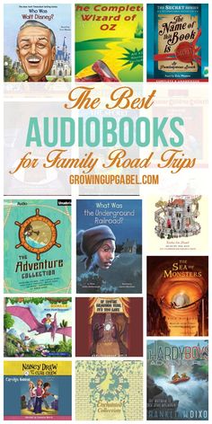 the best audiobooks for family road trip growingupal com by various authors, including children's books