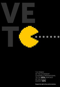 an advertisement for the power of the enterprise, featuring a pac - man in black and yellow