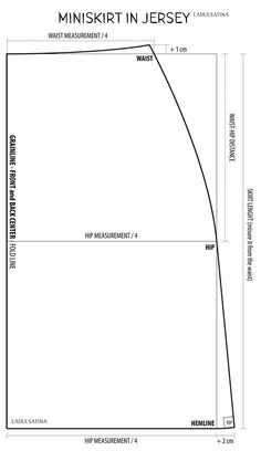 a line graph showing the height and weight of a miniskirt in jersey