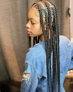 Hair Colorful, Box Braids Hairstyles For Black Women, Quick Braided Hairstyles