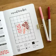 Journal Mood Tracker, March Bullet Journal, Bullet Journal Mood Tracker Ideas