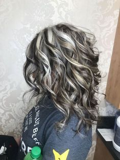 Jun 12, 2019 - This Pin was discovered by Shayla Boothe. Discover (and save!) your own Pins on Pinterest Grey Hair With Brown Lowlights, Hair With Silver Highlights, Feria Hair Color, Highlights Grey, Hair Colors For Brunettes, Colors For Brunettes, Highlights Ombre