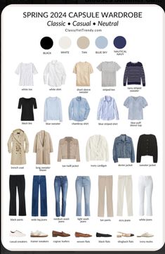 Closet Minimalista, French Outfits, Capsule Wardrobe Casual, Spring Work, Capsule Wardrobe Outfits, Wardrobe Capsule, Fashion Capsule Wardrobe, Spring Work Outfits, Packing Lists